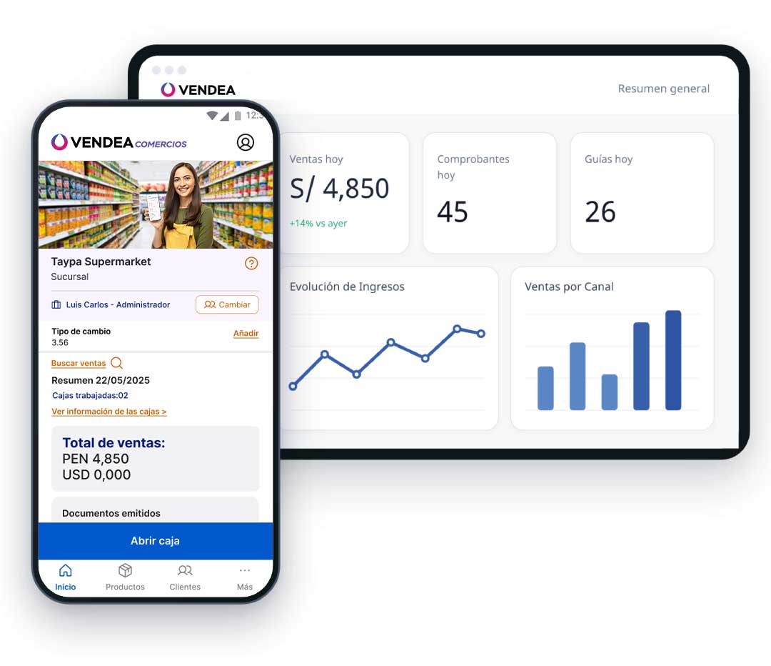 VENDEA - Web y App de Facturación Electrónica